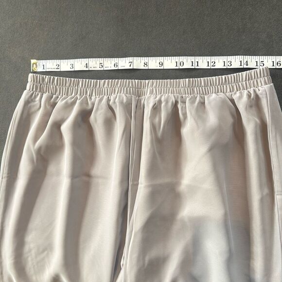 Women’s Gray Chiffon 3 Piece Formal Mother of the Bride Pants Suit Size 16 NEW - Picture 12 of 15